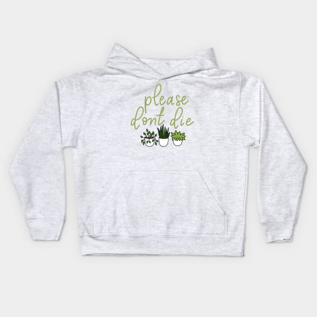 plant lover Kids Hoodie by nicolecella98